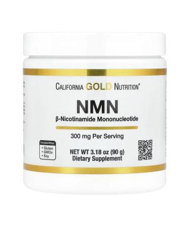 California Gold Nutrition NMN in powder nicotinamide mononucleotide 300 mg 90 g