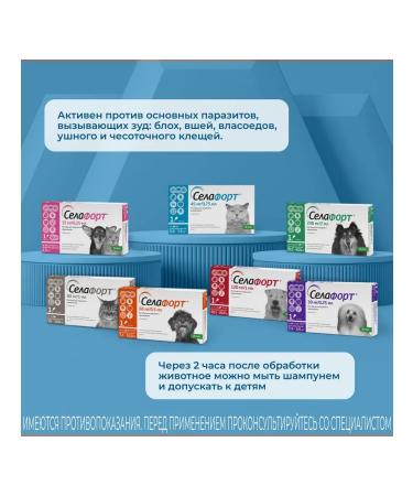 KRKA Selafort 45 mg for cats weighing 2.6 to 7.5 kg - Buy Online on GoSupps.com