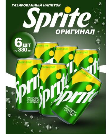 SPRITE SPRITE 6pcs x 300ml