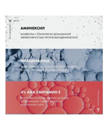 VICHY Toning shampoo against hair loss 400 ml - Buy Online on GoSupps.com