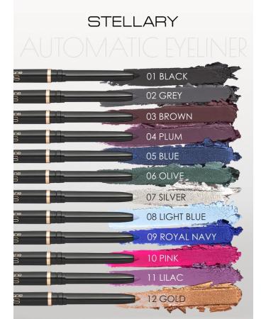 Stellary Automatic pencil kayal for eyes gray 02 - Buy Online on GoSupps.com
