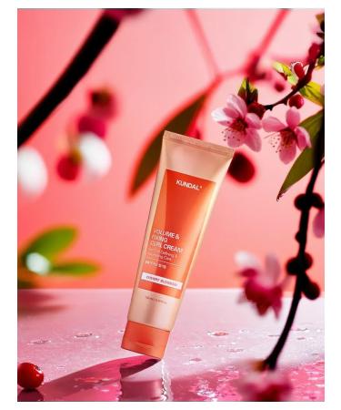 Kundal Cream for curly hair for volume and fixation of cherry flower - Buy Online on GoSupps.com