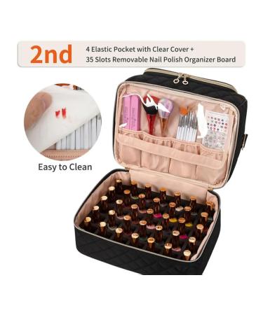 lakstoreru Organizer cosmetic cosmetic cosmetic bag for gel varnishes manicure - Buy Online on GoSupps.com