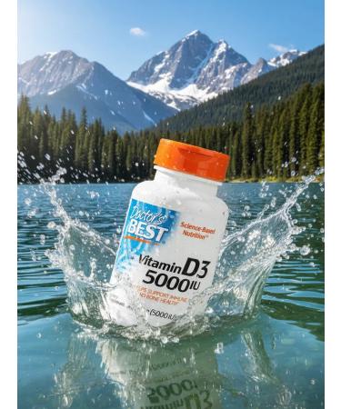 Doctor's Best Vitamin D3 5000 mg 180 capsules