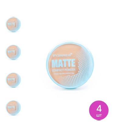 FARRESS Facial powder compact Matte classic tone 02 13g 4 pcs
