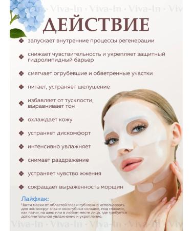 VivaIn Hydrogel mask Biodance for Faces with Ceramides 4 pcs - Buy Online on GoSupps.com