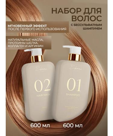 Ederra YOURLAB Set for oily hair with a unpleptic shampoo 600 ml