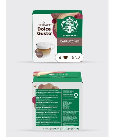 Nescafe Dolce Gusto Dolce Gusto Starbucks Cappuccino capsules set - Buy Online on GoSupps.com
