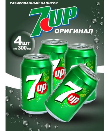 Shipped drink 7up Seven-up 4pcs x 300ml