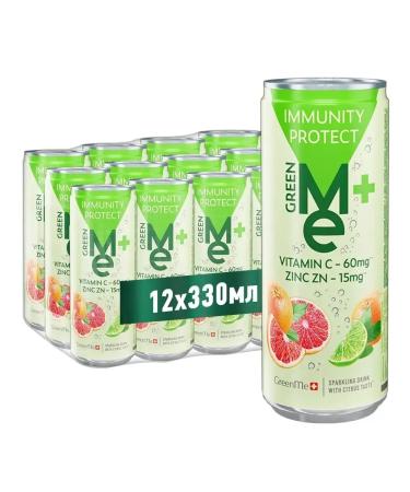 GreenMe Gas. GreenMi drink Plus Protect with vitamin C 0.33LX12pcs