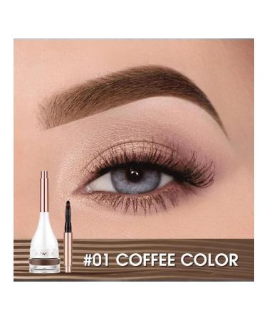 OTWOO Eyebrow gel tone 01 (Coffee Color) 5g. + Sponge as a gift - Buy Online on GoSupps.com