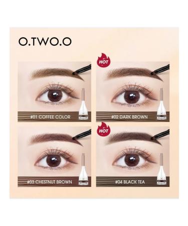 OTWOO Eyebrow gel tone 01 (Coffee Color) 5g. + Sponge as a gift - Buy Online on GoSupps.com
