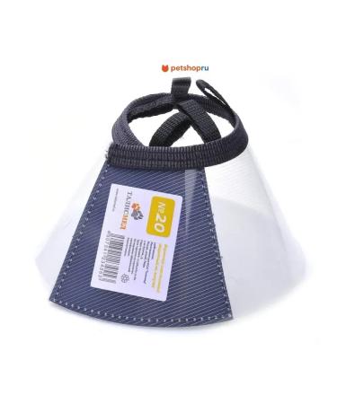 Talismed Plastic protective collar on Velcro No. 20 38-44 cm
