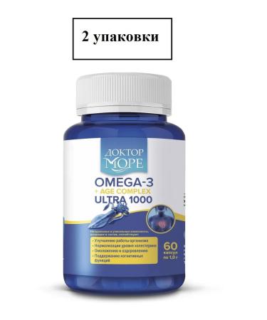 Doctor Sea Omega-3+Age Ultra 1000 60 pcs. capsules weighing 1000 mg 2