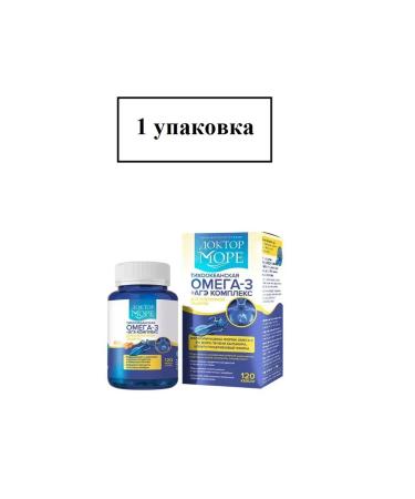 Doctor Sea Omega 3+AGE Complex 120 pcs. Capsules weighing 0.25 g 1
