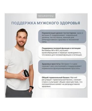NEUROYOU Vitamins for men sports multivitamins with zinc - Buy Online on GoSupps.com
