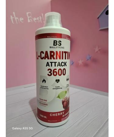 L-Carnitine Attack 3600 (40 servings) Cherry - Buy Online on GoSupps.com