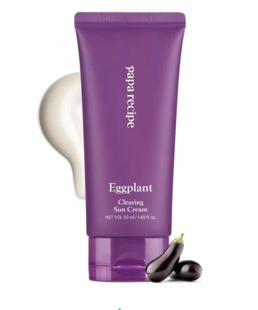 Papa Recipe Sanskrin Eggplant Clearing Sun Cream SPF50+PA ++++ 50ML - Buy Online on GoSupps.com