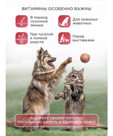 Good Health Vitamins for cats and dogs for skin and wool 120 tab - Buy Online on GoSupps.com