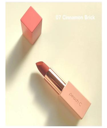 PEACH C Lipstick for lip matte 07 Cinnamon Brick - Buy Online on GoSupps.com