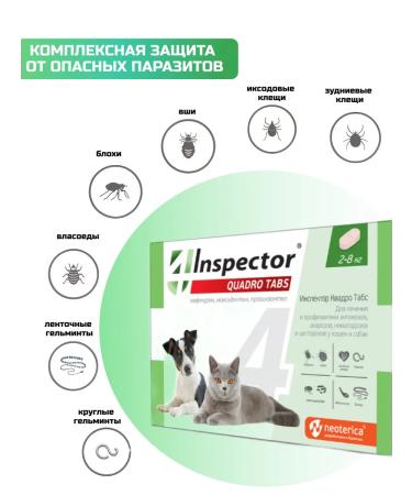 Inspector Pill for dogs and cats from fleas - Buy Online on GoSupps.com
