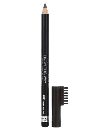 Rimmel London Eyebrow pencil 001 dark brown 1.4 g