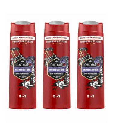 Old Spice Shampoo 3B1 Nightpanther 400 ml 3 pcs