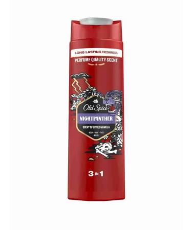 Old Spice Shampoo 3B1 Nightpanther 400 ml 3 pcs - Buy Online on GoSupps.com
