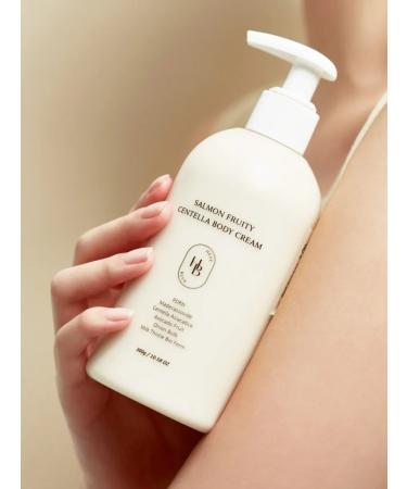 HEVEBLUE Body cream Salmon Fruity Centella Body Cream 300G - Buy Online on GoSupps.com