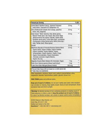 Nature's Way Multivitamins for adults 60 tablets - Buy Online on GoSupps.com