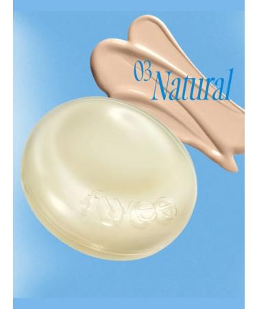 FWEE Cushion Egg-Fit Cover 03 Natural 13g Faces