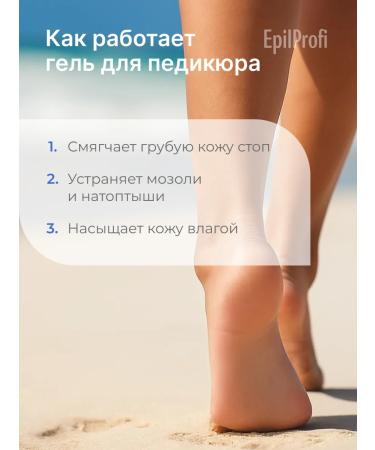 EpilProfi Keratolytic for heels with urea from cracks for pedicure - Buy Online on GoSupps.com