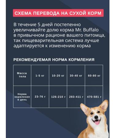 Dry food dry with salmon Mr. Buffalo 2kg - Buy Online on GoSupps.com