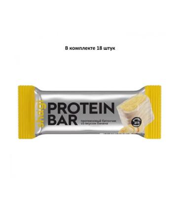Shagi Batonchik protein taste of banana 40 g 18 pcs