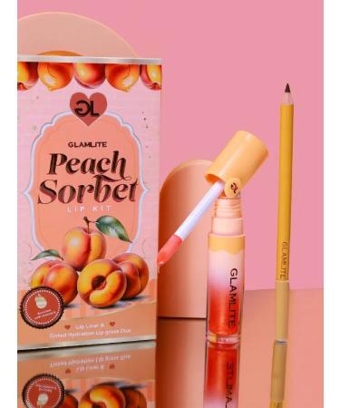 Glamlite Peach sorbet lip