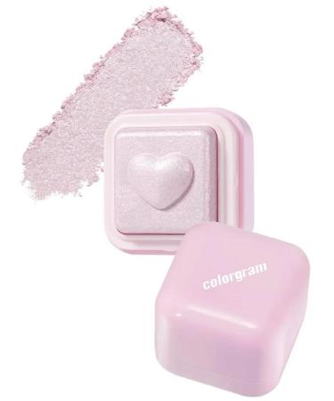 Colorgram Compact highlighter for the face 02 Pink Heart 2.2 grams