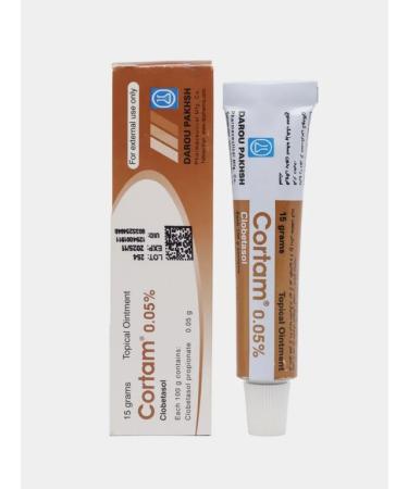 Cream Ointment from Psoriasis Cortam Clobetasol 0 05% Courts 15g