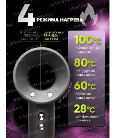 Nicena Hair hair dryer with 5 nozzles - Buy Online on GoSupps.com