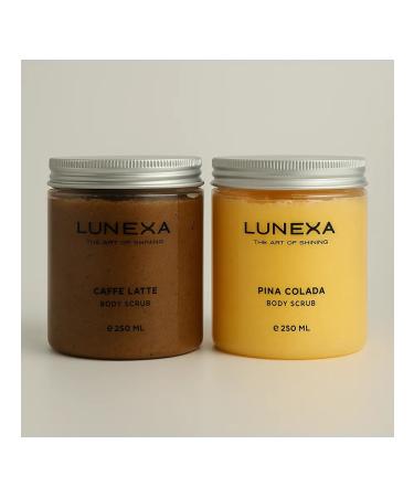 LUNEXA Gel - scrub Latte + pina Kolada 2 pcs