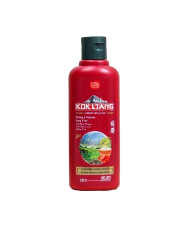 Kokliang Shampoo for long hair with gerbs white cha