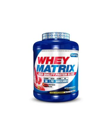 Quamtrax Nutrition Whey Matrix serum cartoi protein 2300G strawberries