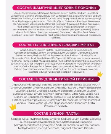 Princess Set of shampoo shower gel and intimate hygiene toothpaste - Buy Online on GoSupps.com