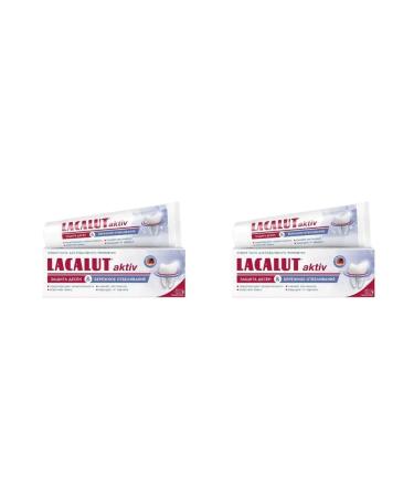 LACALUT Toothpaste AKTIV gum protection and lady 75ml 2 pcs