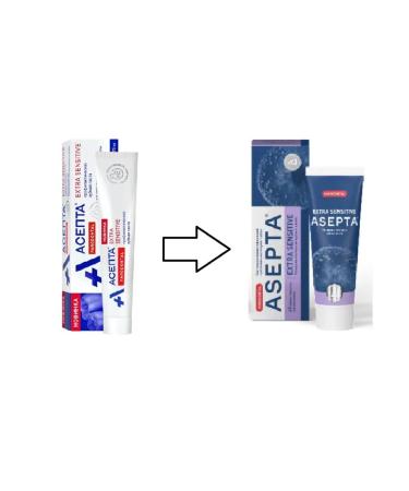 ASEPTA Toothpaste Extra Sensitive 75ml 2 pcs - Buy Online on GoSupps.com
