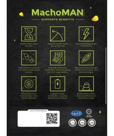 M-international Machomen Machoman for male health - Buy Online on GoSupps.com