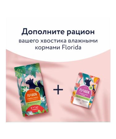 Florida Dry food for sterilized cats with turkey 2 pcs x 4 kg - Buy Online on GoSupps.com
