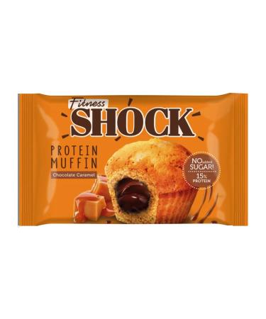 Maffin FitnessShock Chocolate Caramel with 50g filling - Buy Online on GoSupps.com