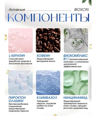 Bioxcin Shampoo against dandruff and hair loss - Buy Online on GoSupps.com