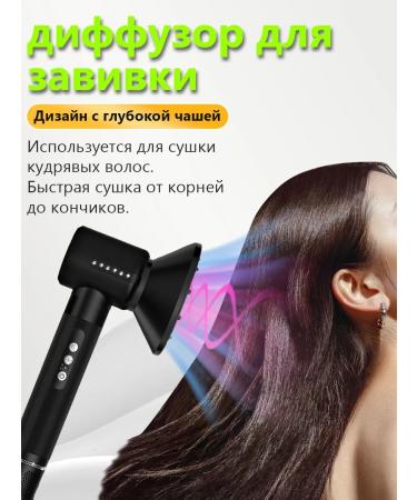hair hair dryer Women's with nozzles Powerful styler - Buy Online on GoSupps.com