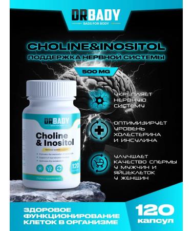 Choline & Inositol choline and inositol 120 capsules 830 mg